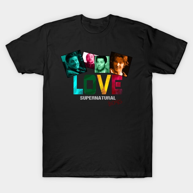 Supernatural Love for the Boys T-Shirt by GnarllyMama